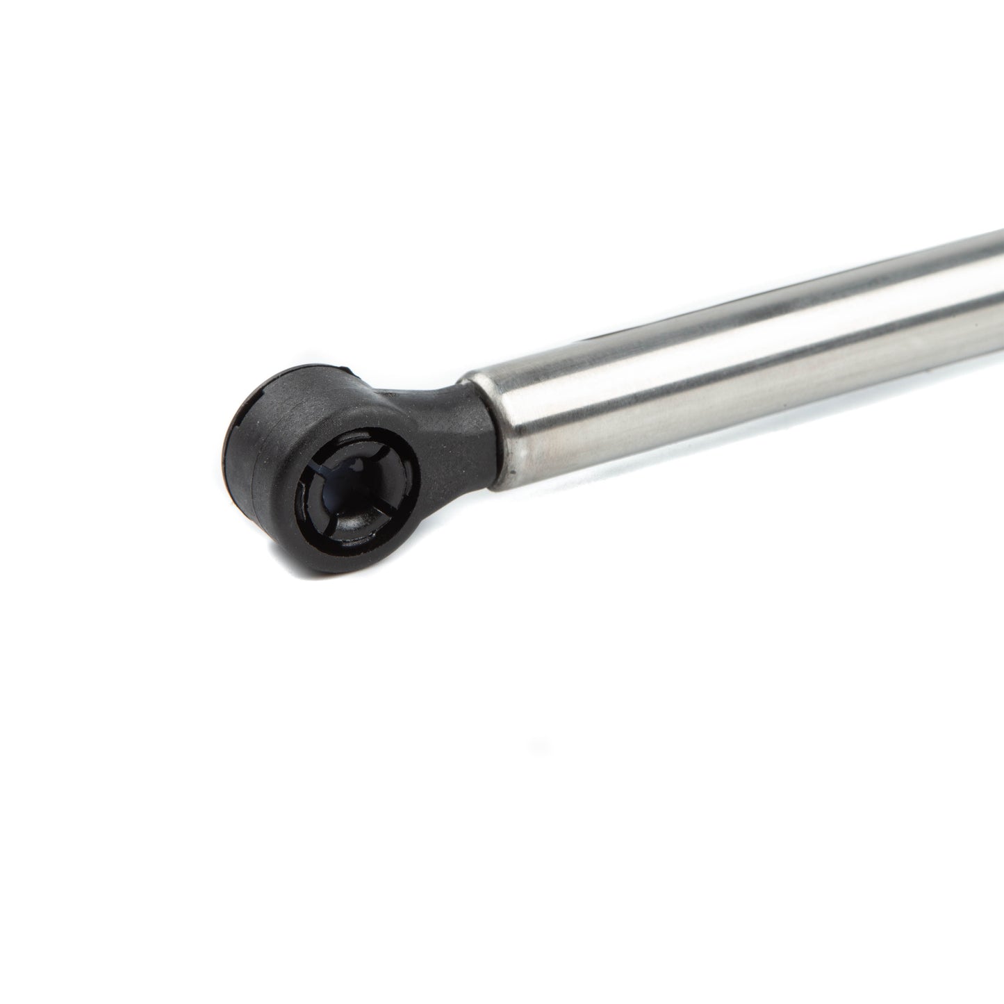 Whitecap Stainless Steel Gas Spring – 40 Lb Force, 7" Closed, 10" Open, 6mm Rod, 15mm Tube (Black)