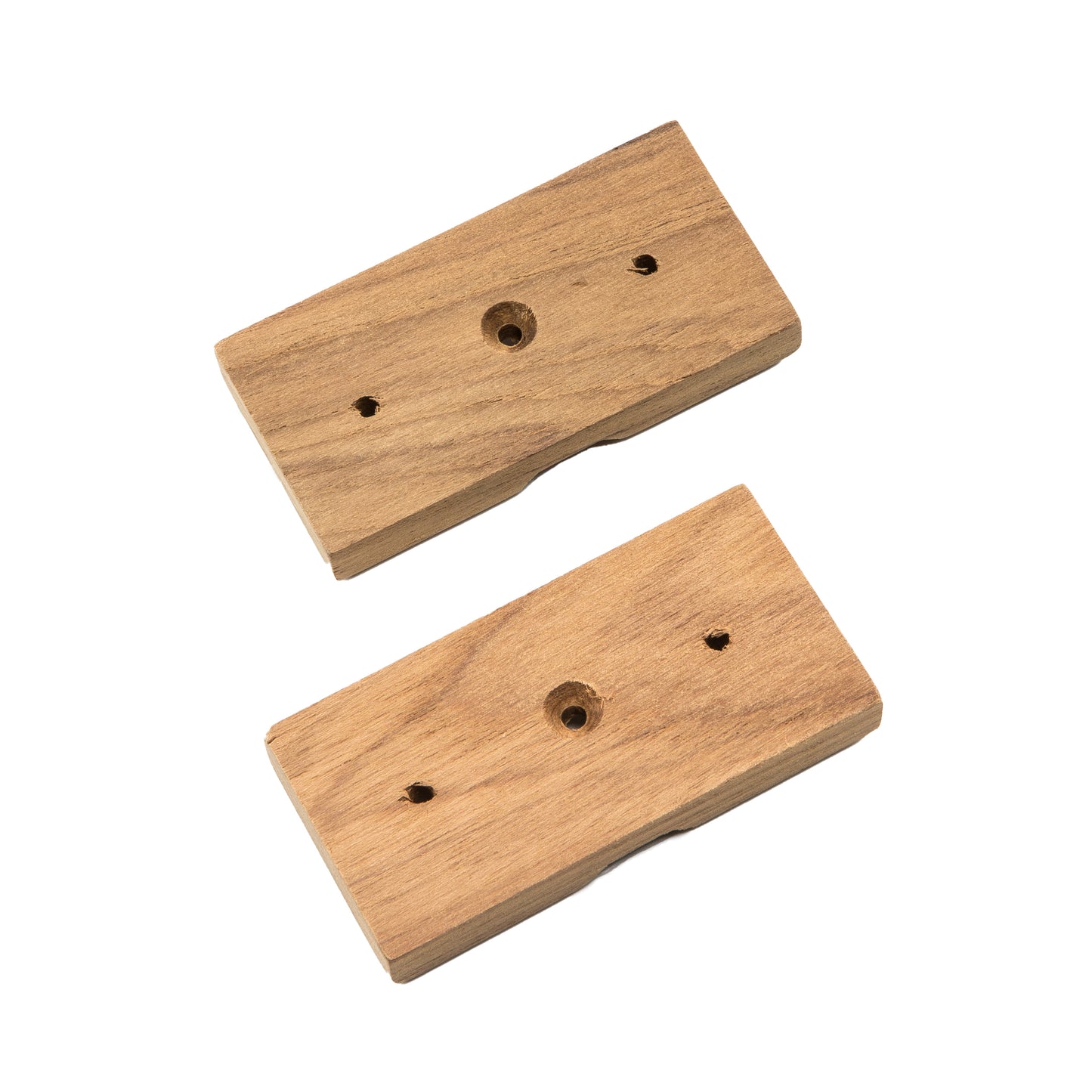 Teak Rod Storage Rack Mounting Boards