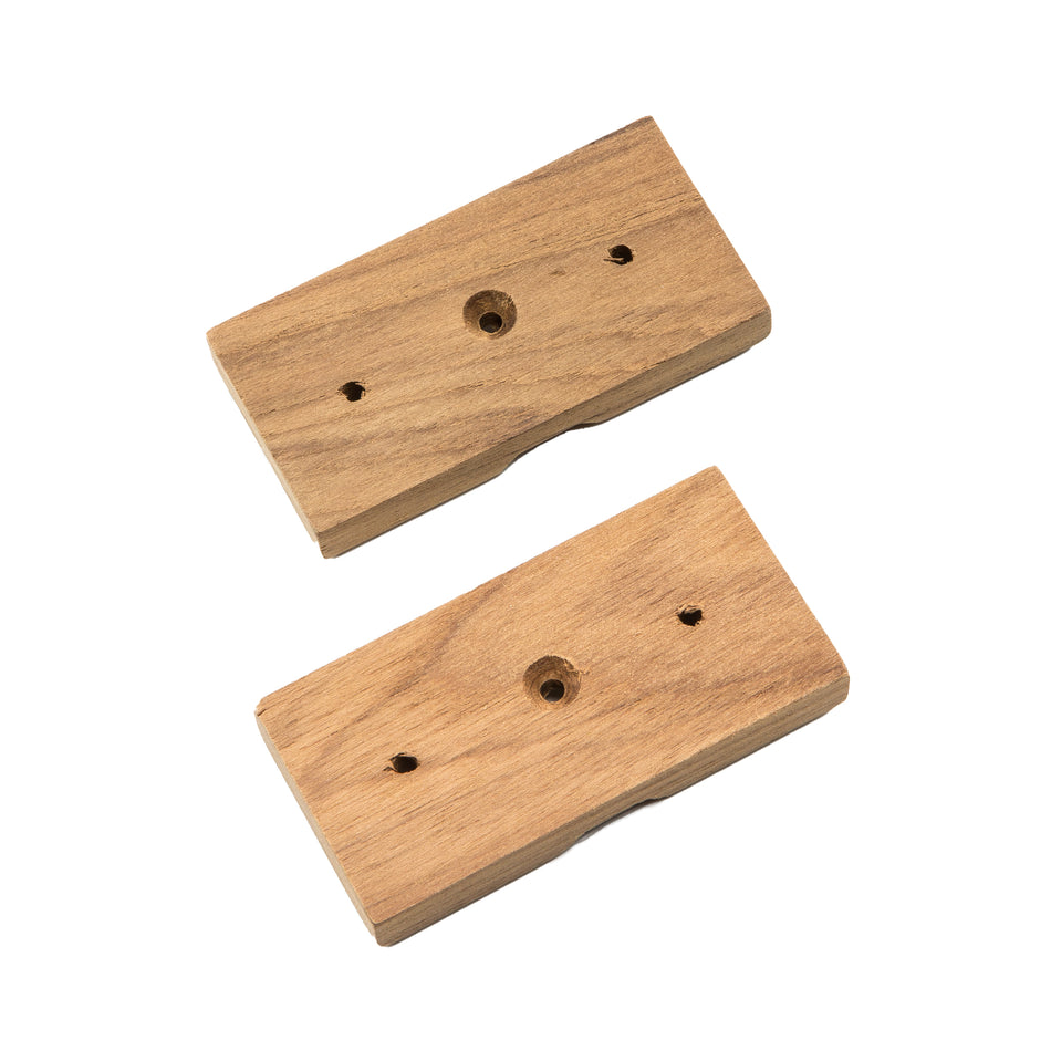 3-1/4" Premium Grade Teak Rod Storage Rack Mounting Boards