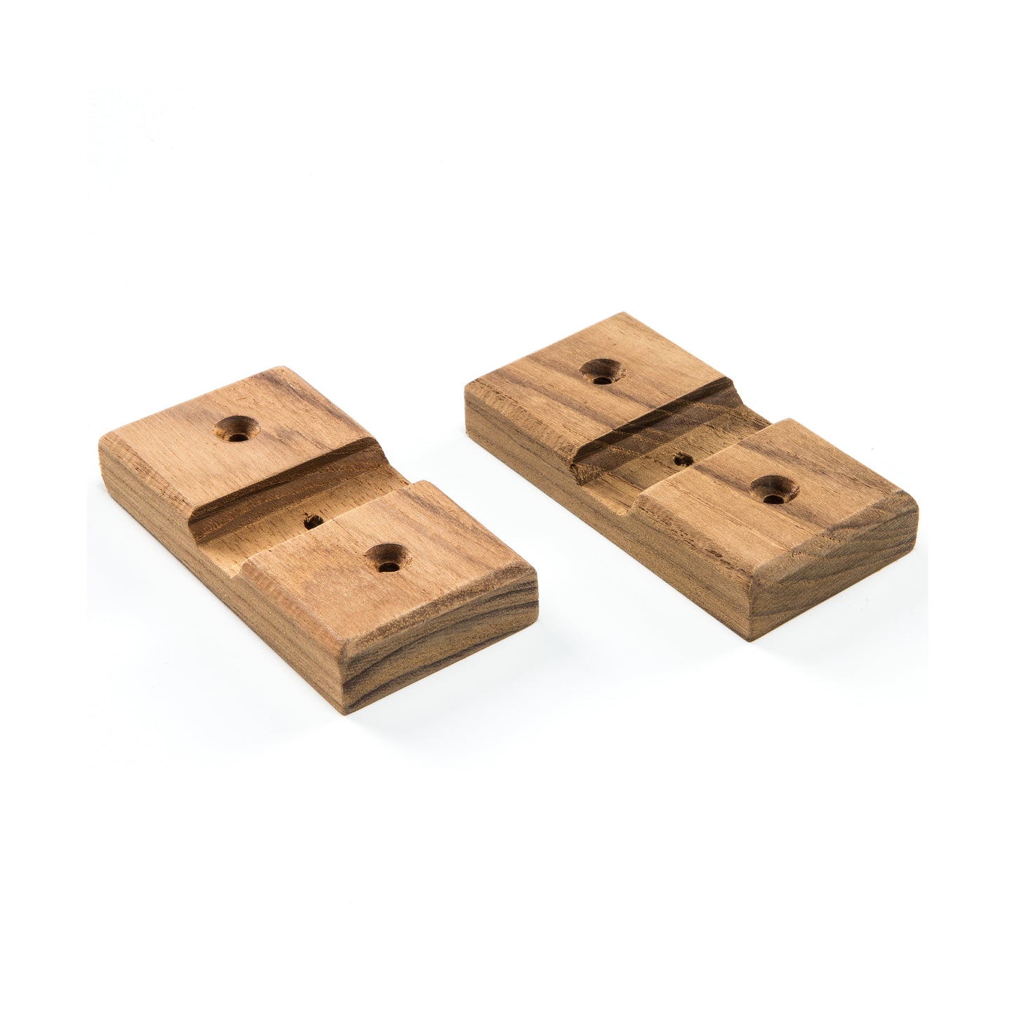 Teak Rod Storage Rack Mounting Boards
