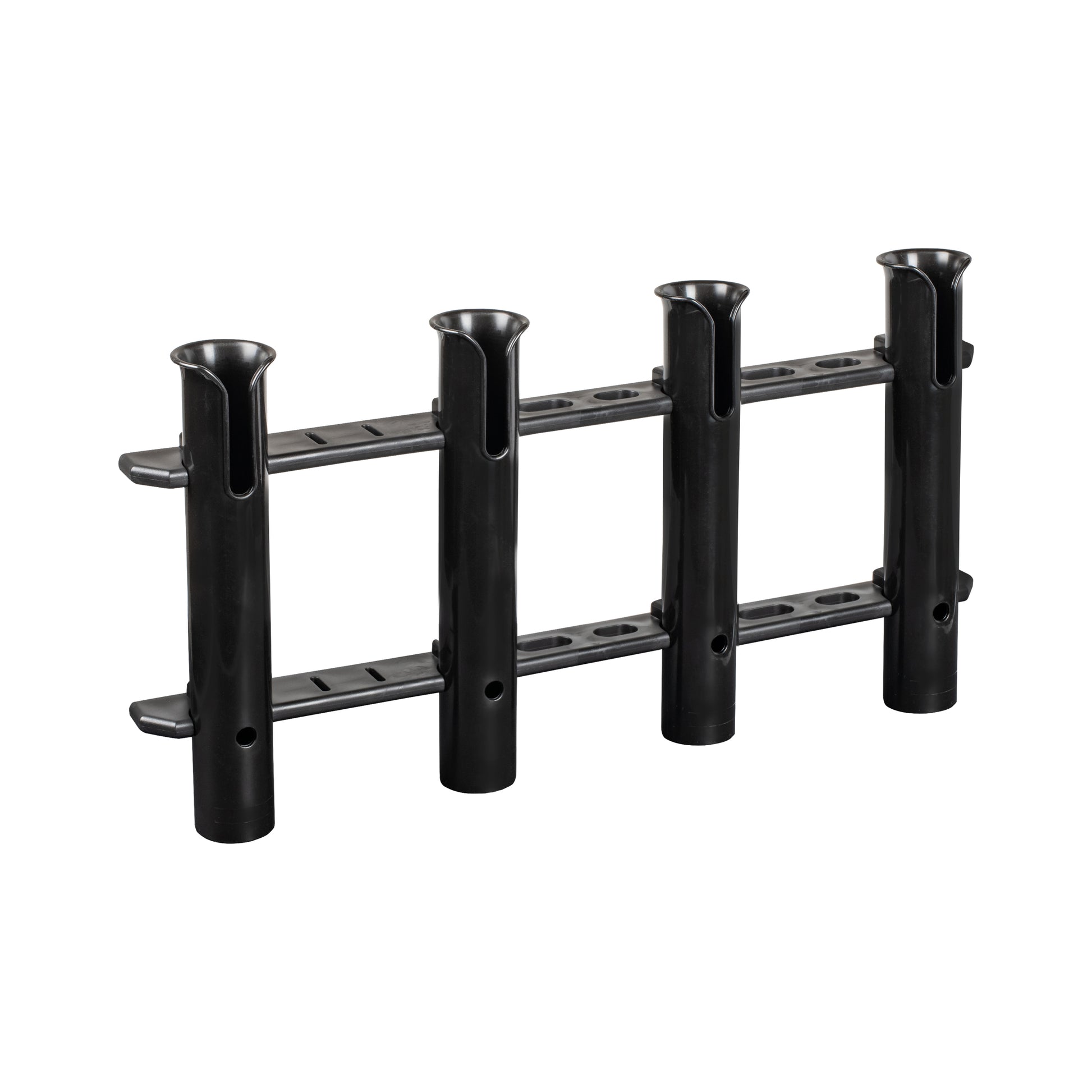 Black Polypropylene Four-Tube Tournament Rod Rack – Whitecap Marine ...